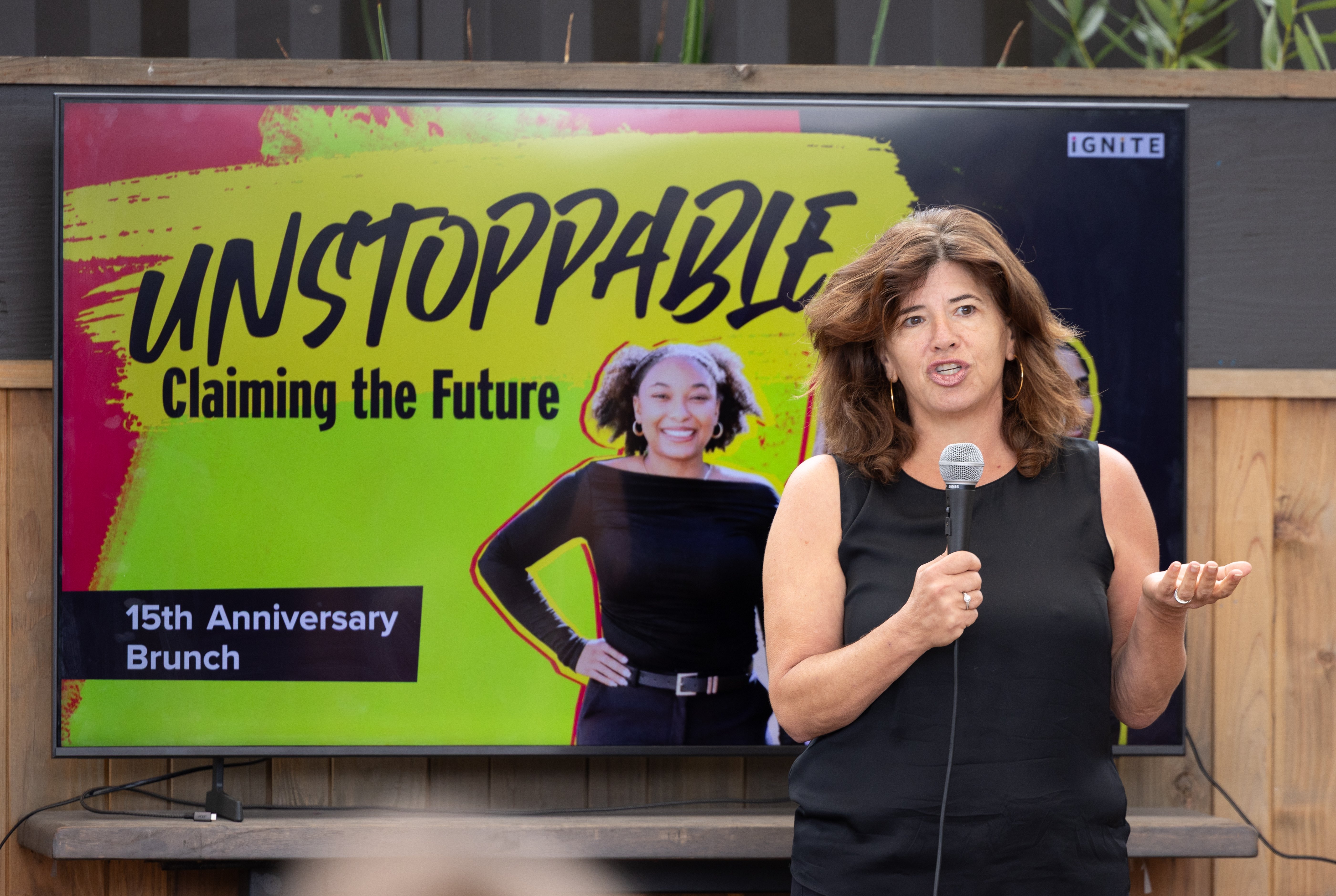 Founder Speaking at Anniversary Brunch