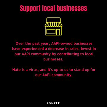 Support local businesses