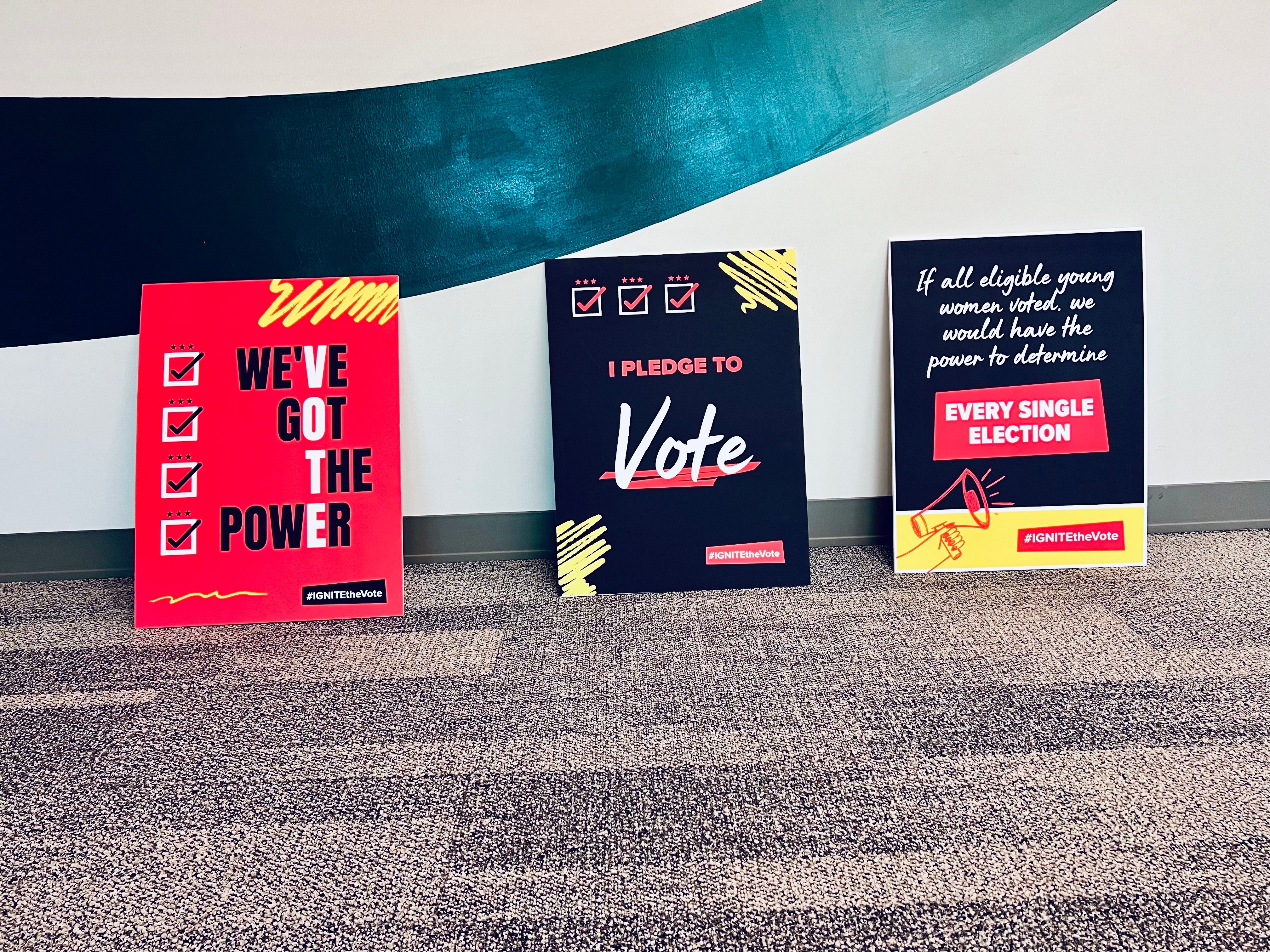 IGNITE the Vote Party Signs