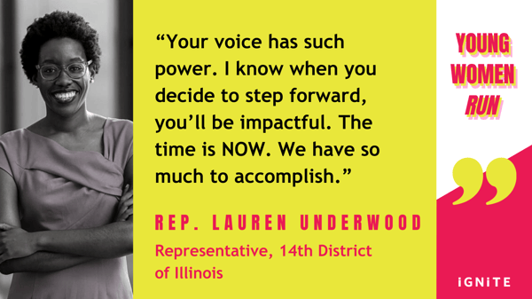 lauren underwood YWR Twitter Quotes 2021 Event